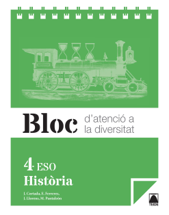 BLOC HISTORIA 4 ESO (CAT)(2016)