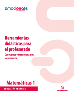 P.D. MATEMATICAS 1 EMOCIONATE: CONOCEMOS Y TRANSF.