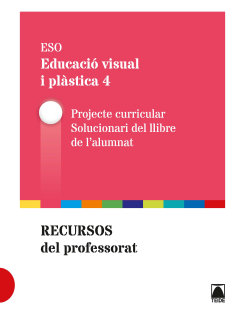 G.D. EDUCACIO VISUAL I PLASTICA 4 ESO (CAT)(2017)